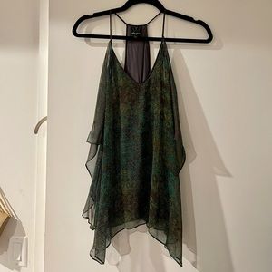Dark green ella moss top